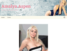 Tablet Screenshot of amalyaaspen.com